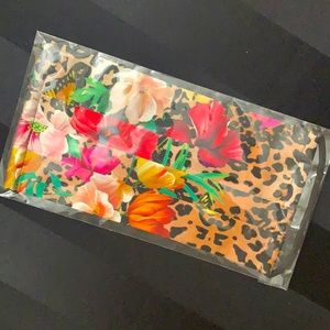 Johnny Was Silk Charmeuse Leopard Floral Face Mask